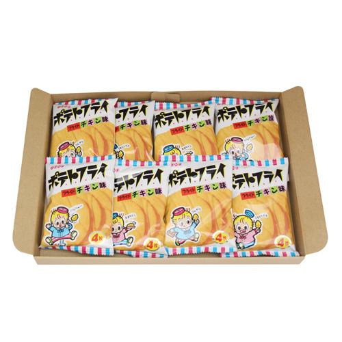 東豊製菓 ポテトフライ まとめ売り 14箱セット 全国送料無料) 東豊製菓 ポテトフライ（フライドチキン） 11g 8コ入り