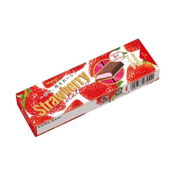 明治 ストロベリーチョコレートスティックパック 42g（10枚）