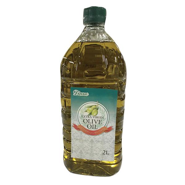(地域限定送料無料)業務用 Ｄｉａｎｏ エキストラバージンオリーブオイル　2Ｌ PET　1ケース(6入)(常温)(713242000c)