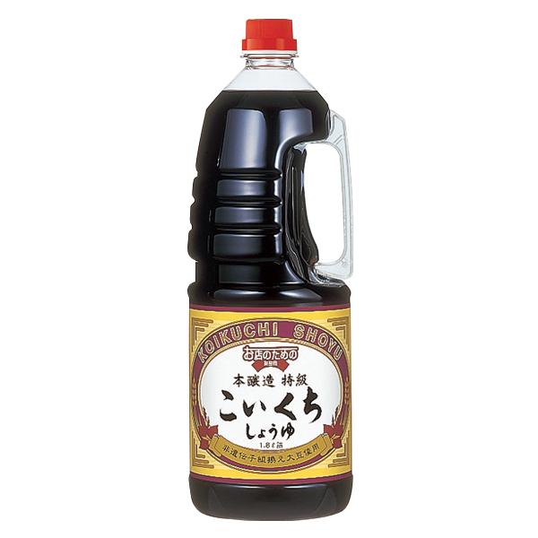 (地方押さえる貨物輸送無料)御役目用 お店の利益の こいくちしょうゆ 1.8L 1容れもの(6入)(常温)(746900021c) 調味料、料理の素、油-濃口醤油