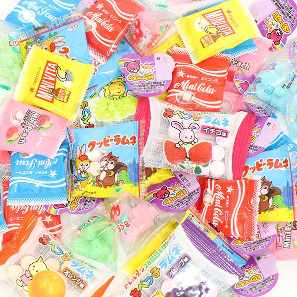 【ぴーあー】お菓子まとめ売り お菓子 詰め合わせ夏の駄菓子屋さんセット【計50コ】メール便