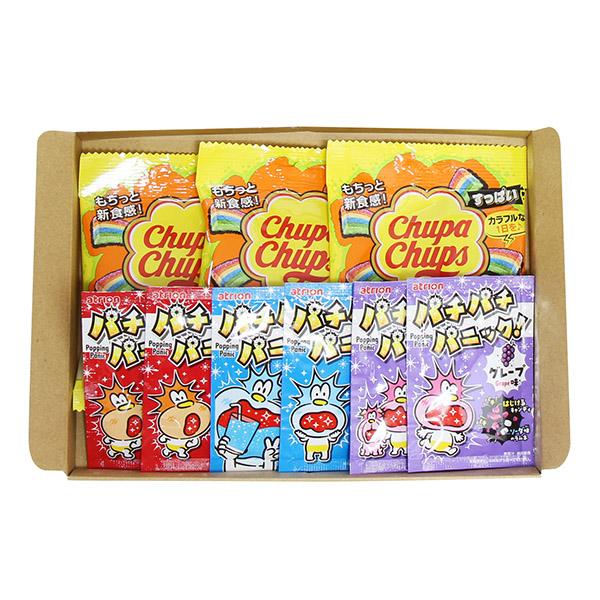 お菓子 詰め合わせ チュッパチャップスサワーバイトグミとパチパチ