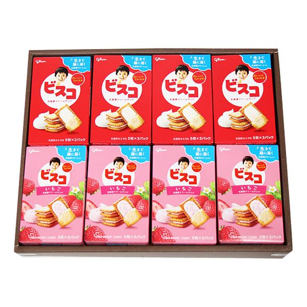 お菓子 ギフト グリコ ビスコギフトセットA(2種・16コ)(omtma8934gk)お