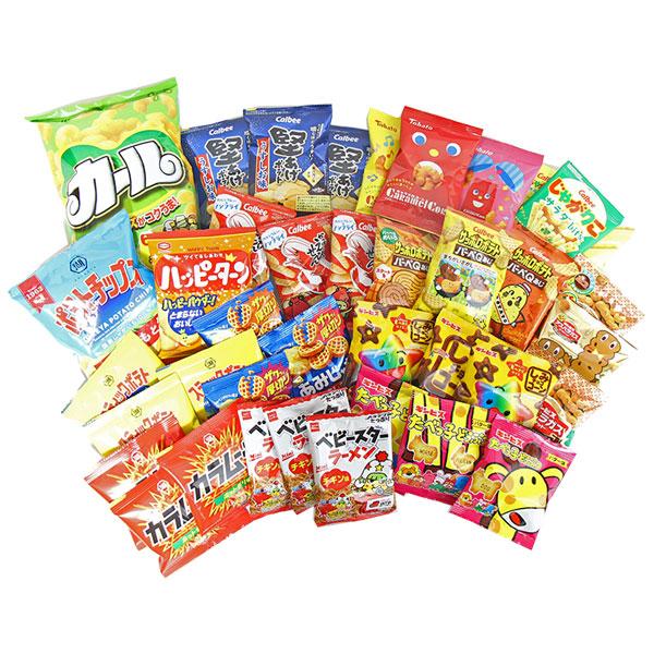 お菓子 詰め合わせ 西日本限定カールも入った、人気 小袋 スナック 