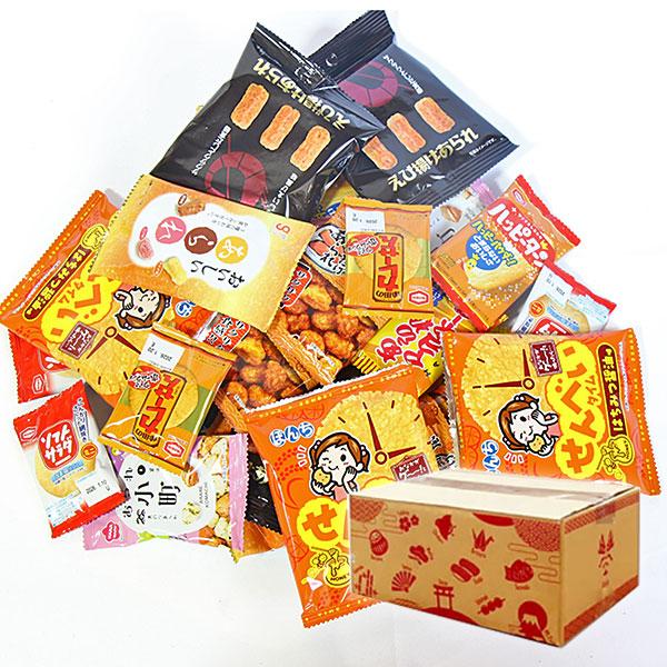 お菓子 詰め合わせ かわいい和柄BOX入り！銀の汐や亀田製菓も入った