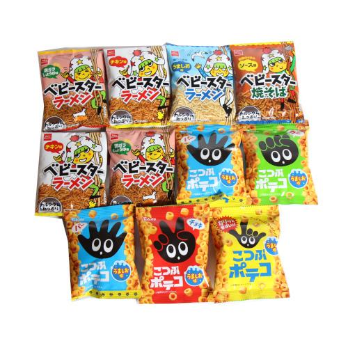 お菓子 詰め合わせ(全国送料無料)ベビースターミニとこつぶポテコ