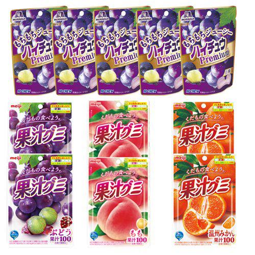 人気お菓子■　お菓子詰め合わせ　じゃがりこ　ハイチュウ　エリーゼ　ハードグミ お菓子 詰め合わせ (全国送料無料) 森永 ハイチュウ・明治 果汁グミ