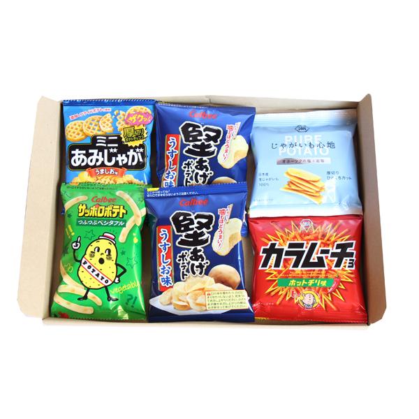 お菓子 詰め合わせ 堅あげポテトやカラムーチョが入ったミニサイズ