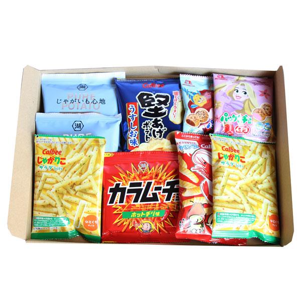 お菓子 詰め合わせ じゃがりこも入ったスナック食べ比べセットミニ