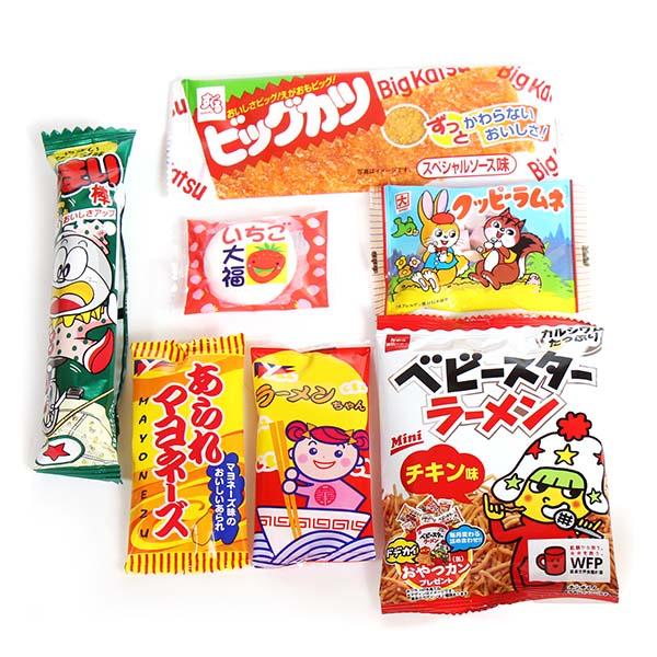 お菓子 詰め合わせ うまい棒・ベビースター・ビッグカツ入り おやつA