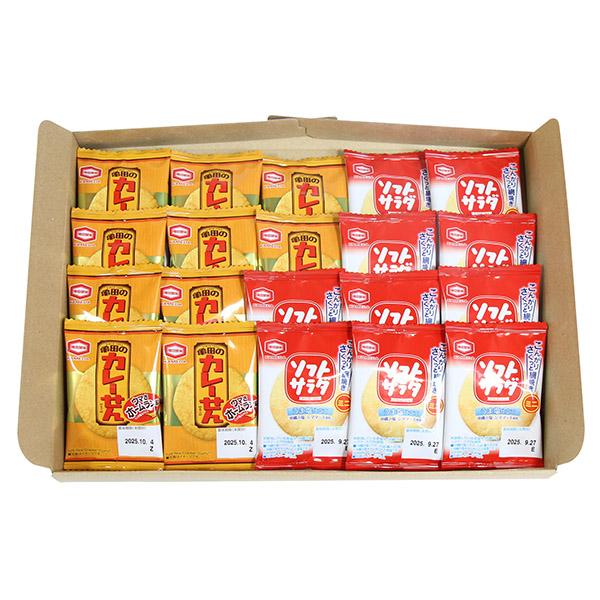 お菓子 詰め合わせ アジカル・亀田製菓 カレーせん ＆ ソフトサラダ 個