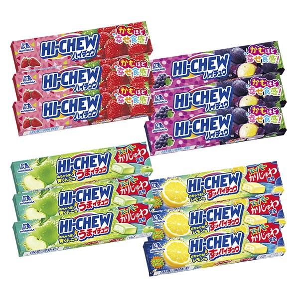 お菓子 詰め合わせ 森永製菓 HI-CHEW4種〈ハイチュウ2種・うまイチュウ