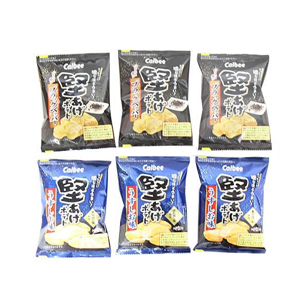お菓子 詰め合わせ カルビー 堅あげポテト ミニサイズ 2種・計6コ
