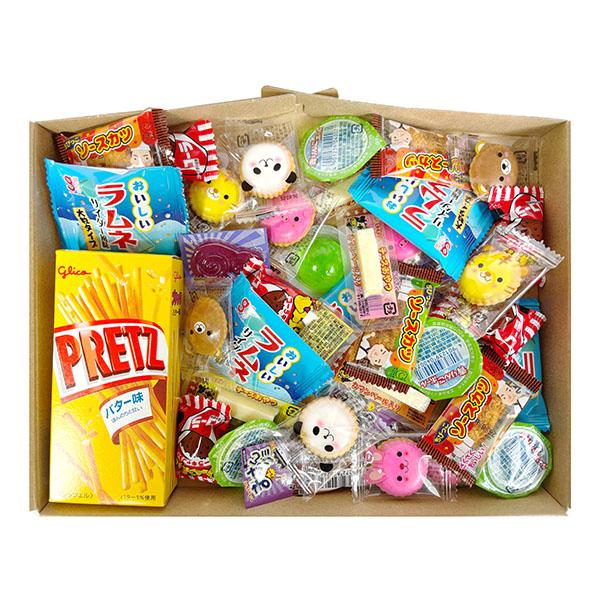 1500円ポッキリ！【プリッツおまけ付き】ぱくっと1口おやつBOX（7種