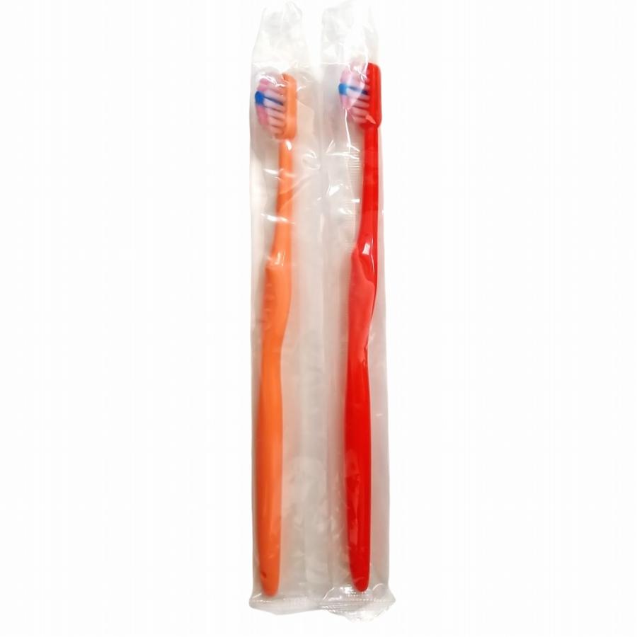 奇跡のハブラシ 2本セット オレンジ ピンク 奇跡の歯ブラシ 【ポスト