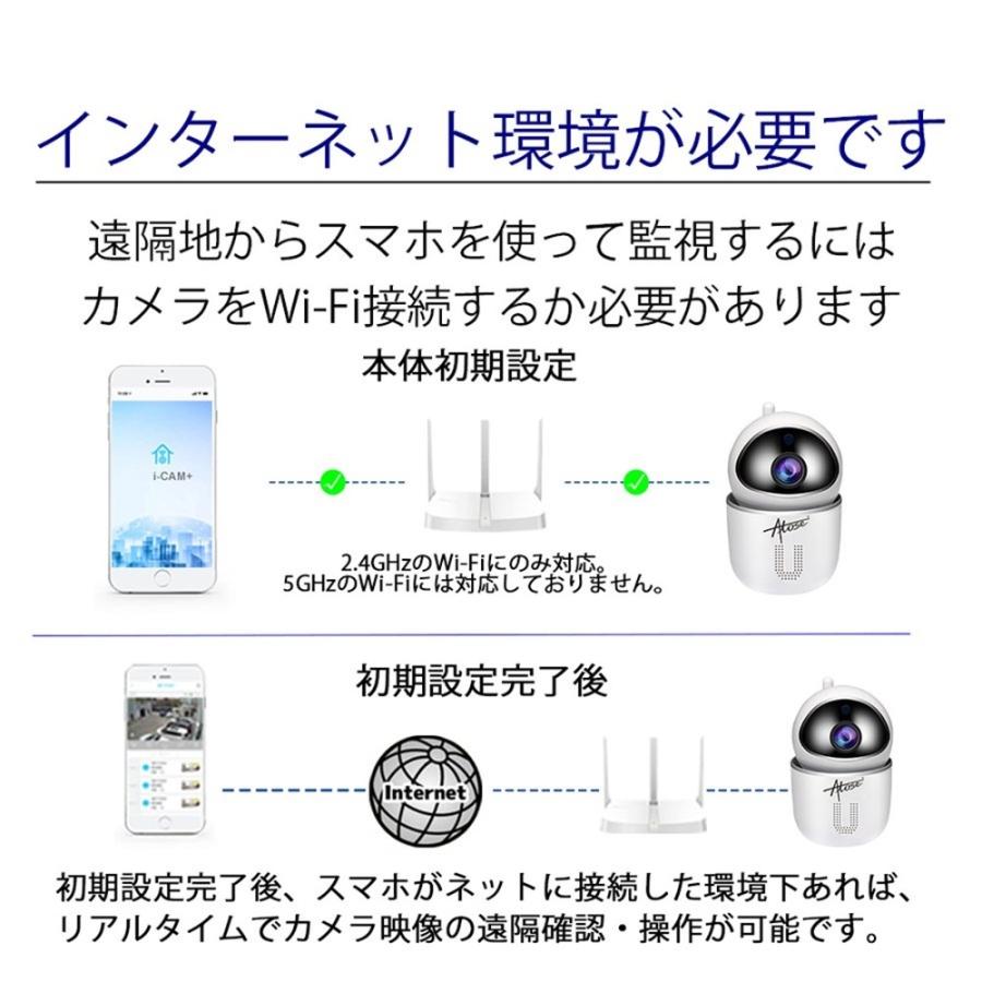 【即納】防犯カメラ 400万画素 見守りカメラ ペットカメラ ベビーモニター ペット 高齢者 猫 スマホ対応 小型 みまもりカメラ wifi不要 iphone android｜39s-store｜21