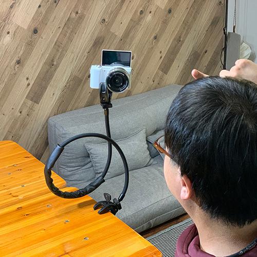 DRAGON CLAW スマホホルダー アームスタンド 寝ながら 首掛け 手ぶら フレキシブル 三脚 自撮りスマホ GoPro DJIPOCKET 傘 SANBASHI |  | 12