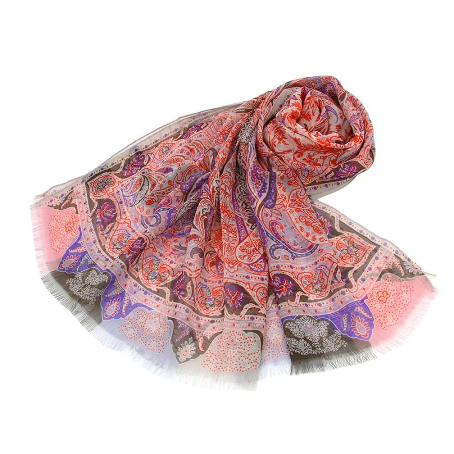 エトロ ETRO スカーフ シルク マルチカラー Scarf Multi Silk 10007