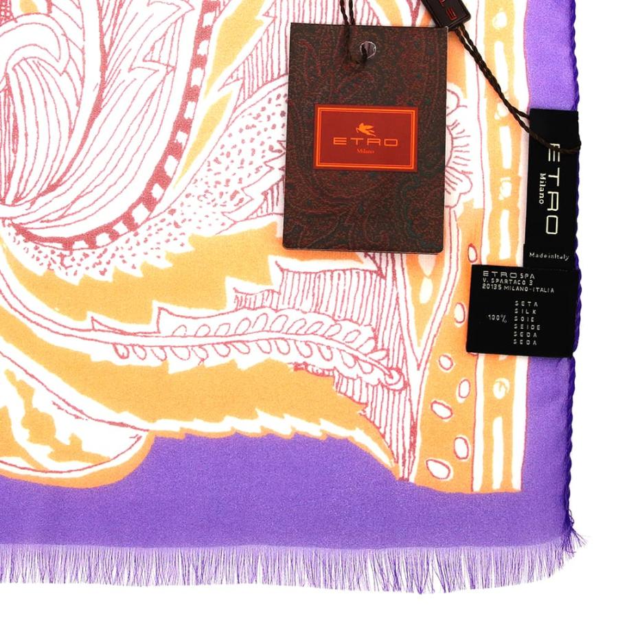 ETRO エトロ スカーフ シルク マルチカラー Scarf Multi Silk ETRO エトロ スカーフ シルク マルチカラー Scarf Multi Silk