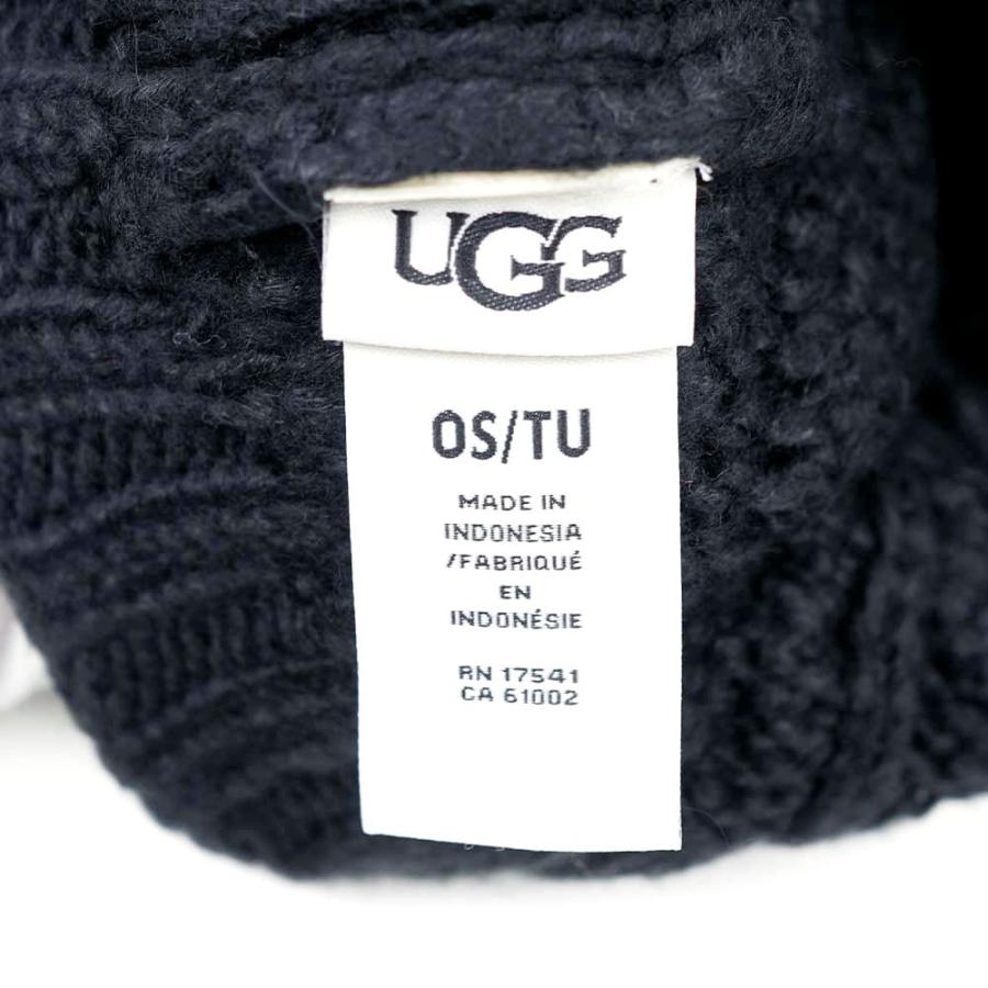 UGG（アグ） 並行輸入品 ニット帽 帽子 ハット ブラック チェスナット