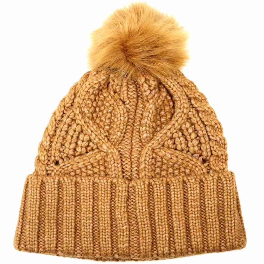 UGG（アグ） 並行輸入品 ニット帽 帽子 ハット ブラック チェスナット