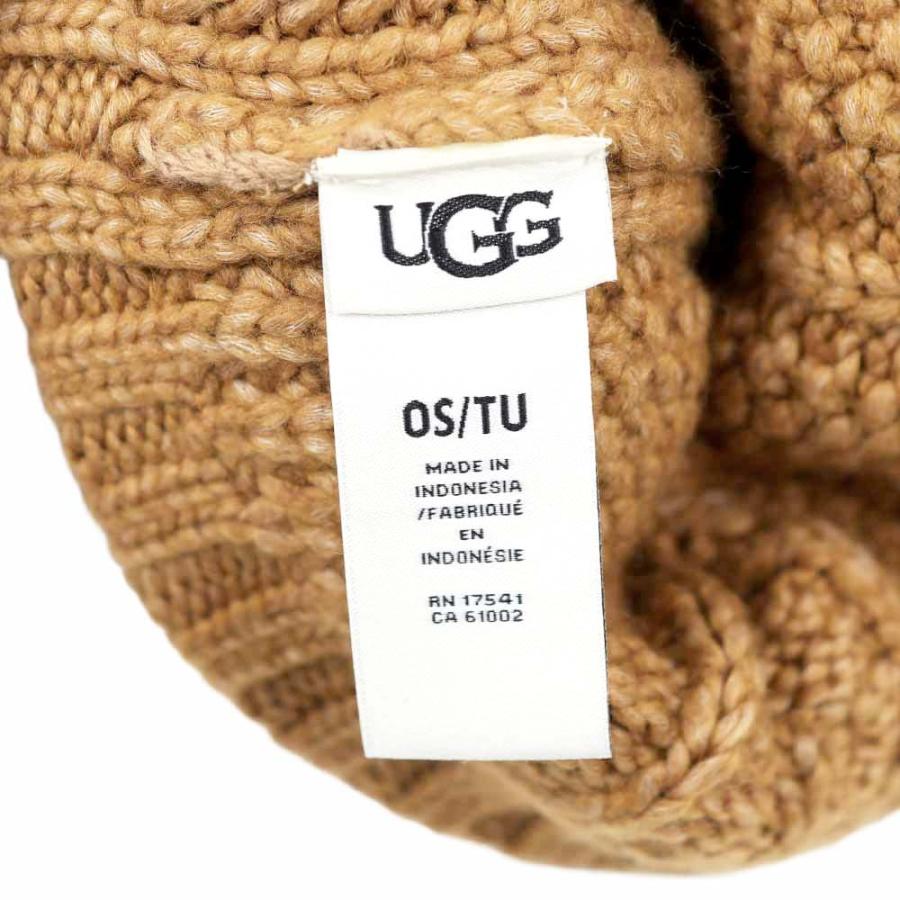 UGG（アグ） 並行輸入品 ニット帽 帽子 ハット ブラック チェスナット
