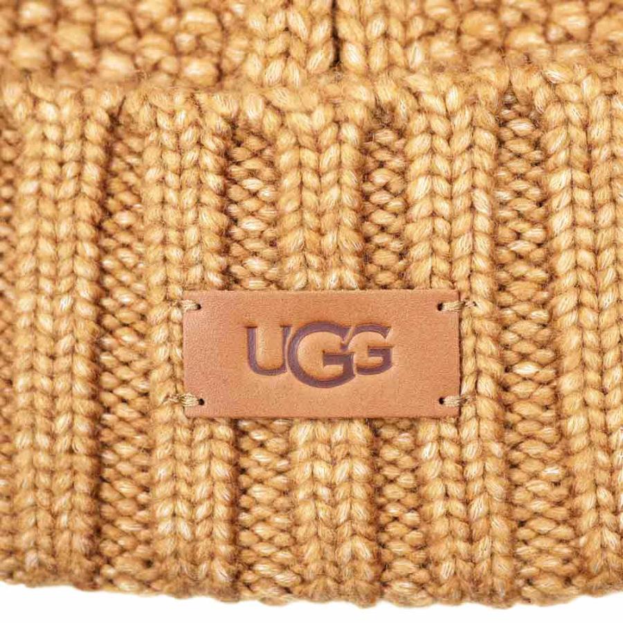 UGG（アグ） 並行輸入品 ニット帽 帽子 ハット ブラック チェスナット