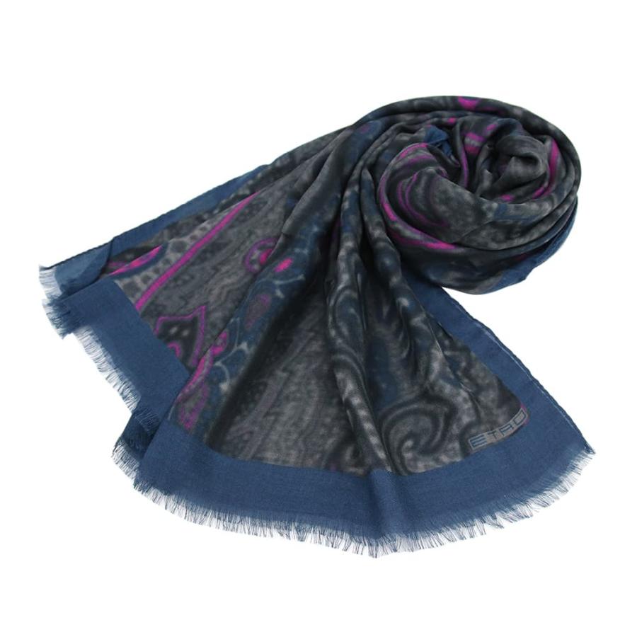 エトロ ETRO スカーフ モダール カシミア マルチカラー Scarf Multi Modal/Cashmere 11777 4055