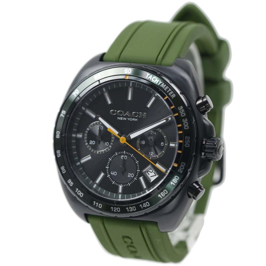 COACH 時計/グリーン Coach Green Dial Green Leather Strap Watch for Women