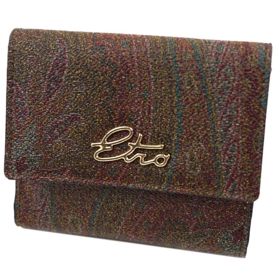 ETRO（エトロ） 並行輸入品 財布 二つ折り財布 ミニ財布 レディース
