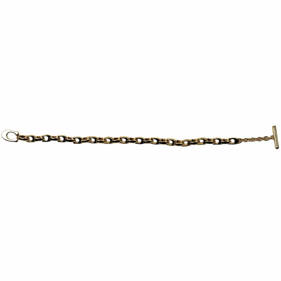 並行輸入品 コーチ アクセサリー ブレスレット レディース ゴールド カラー チェーン COACH 37 376745 GLD710の画像