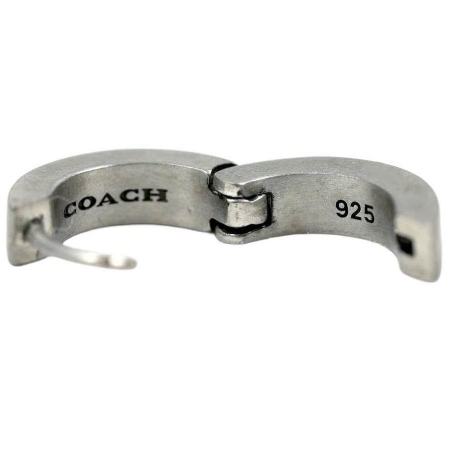 純銀 Sterling silver スターリングシルバー　ピアスドバスケット COACH（コーチ） 並行輸入品 アクセサリー ピアス メンズ 片耳用