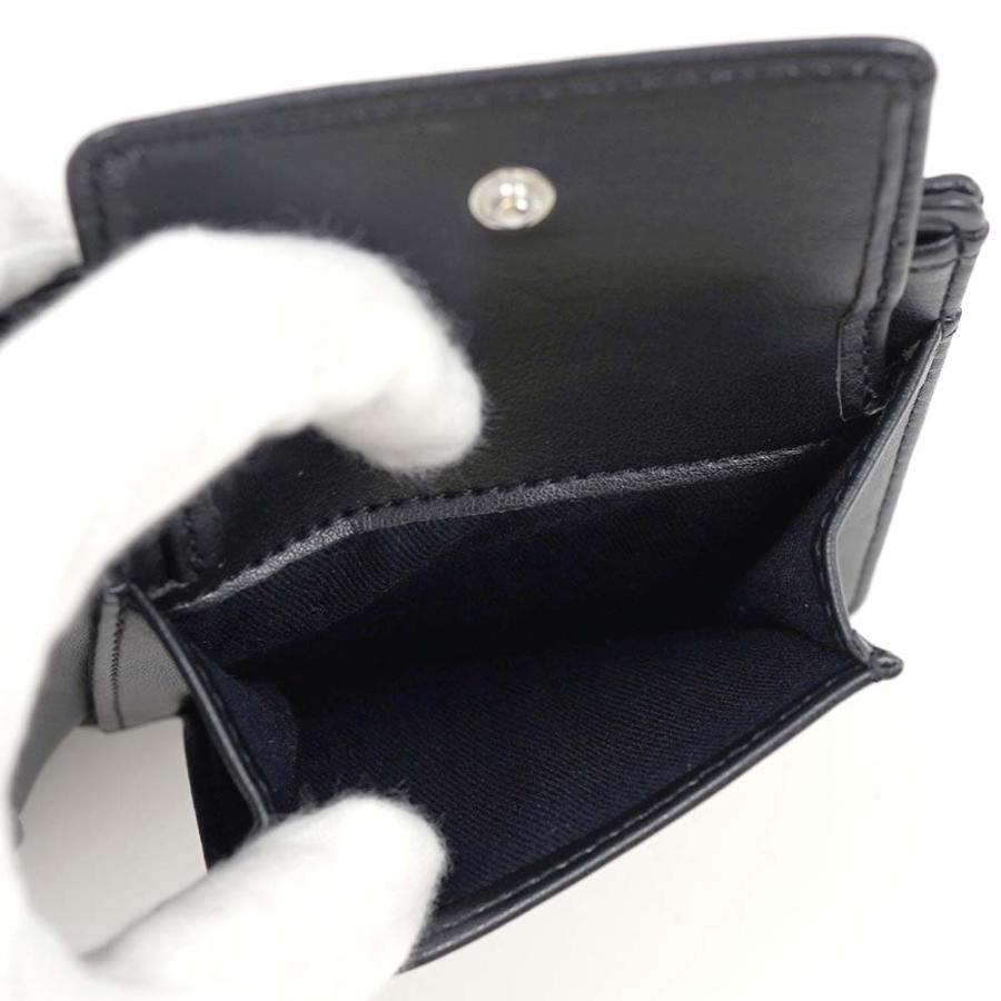 ヴィヴィアン ウエストウッド 二つ折り財布 ヴィーガンレザー Vivienne WestWood SMOOTH BIOGREEN BILLFOLD WITH COIN POCKET BLACK 51010009 S000H N403｜39surprise｜06