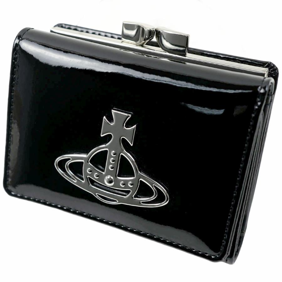 viviennewestwood ヴィヴィアン　黒い三つ折り財布 ユニセックス Vivienne Westwood（ヴィヴィアンウエストウッド） 並行輸入品 三