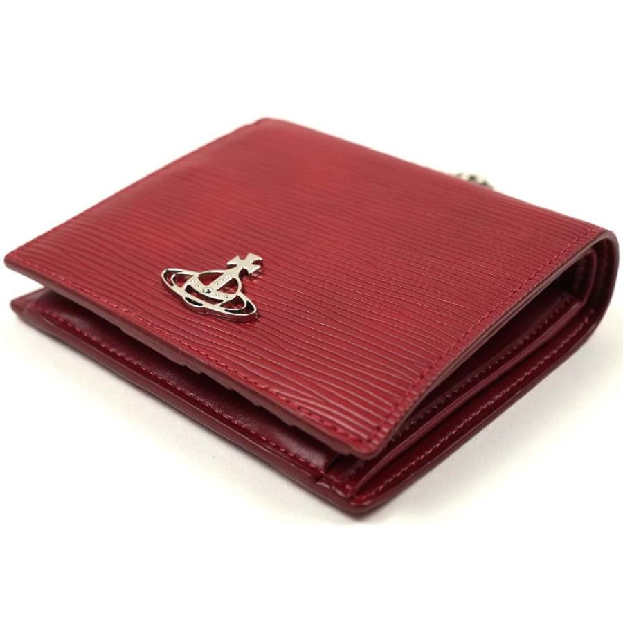 ヴィヴィアンウエストウッド 二つ折り財布 ショルダーウォレット Vivienne Westwood POLLY CARD CASE WITH CHAIN RED CAHO-CARD HOLDER 51130003 01837 H401｜39surprise｜03