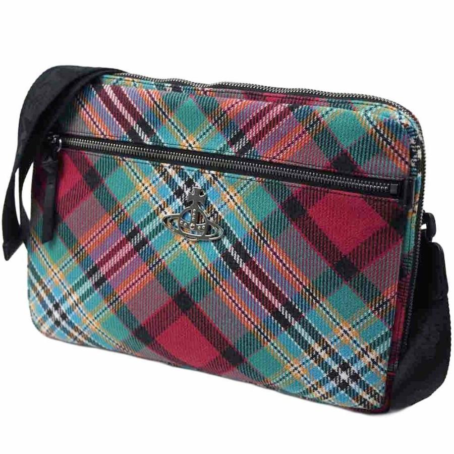 値下げ！ヴィヴィアンウエストウッド　ボディバッグ　ホログラム　ブルー　鞄 Vivienne Westwood（ヴィヴィアンウエストウッド） 並行輸入品 訳あり