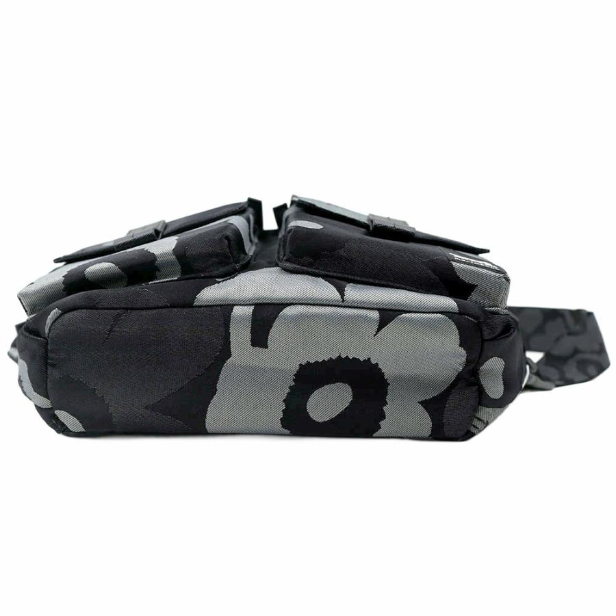 marimekko ブラックカモフラージュボディバッグ~~~ marimekko（マリメッコ） 並行輸入品 バッグ レディース ショルダー