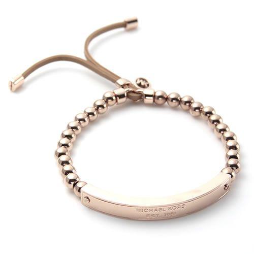 michael kors gold beaded bracelet