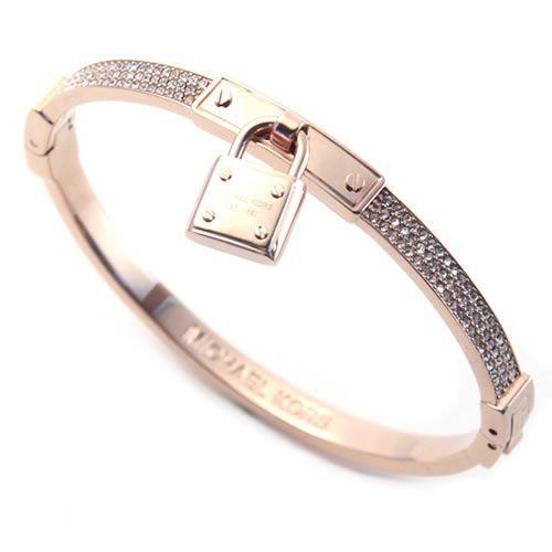 michael kors buckle bracelet rose gold
