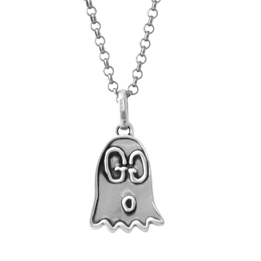 グッチ GUCCI GHOST ゴーストモチーフ ペンダント ネックレス