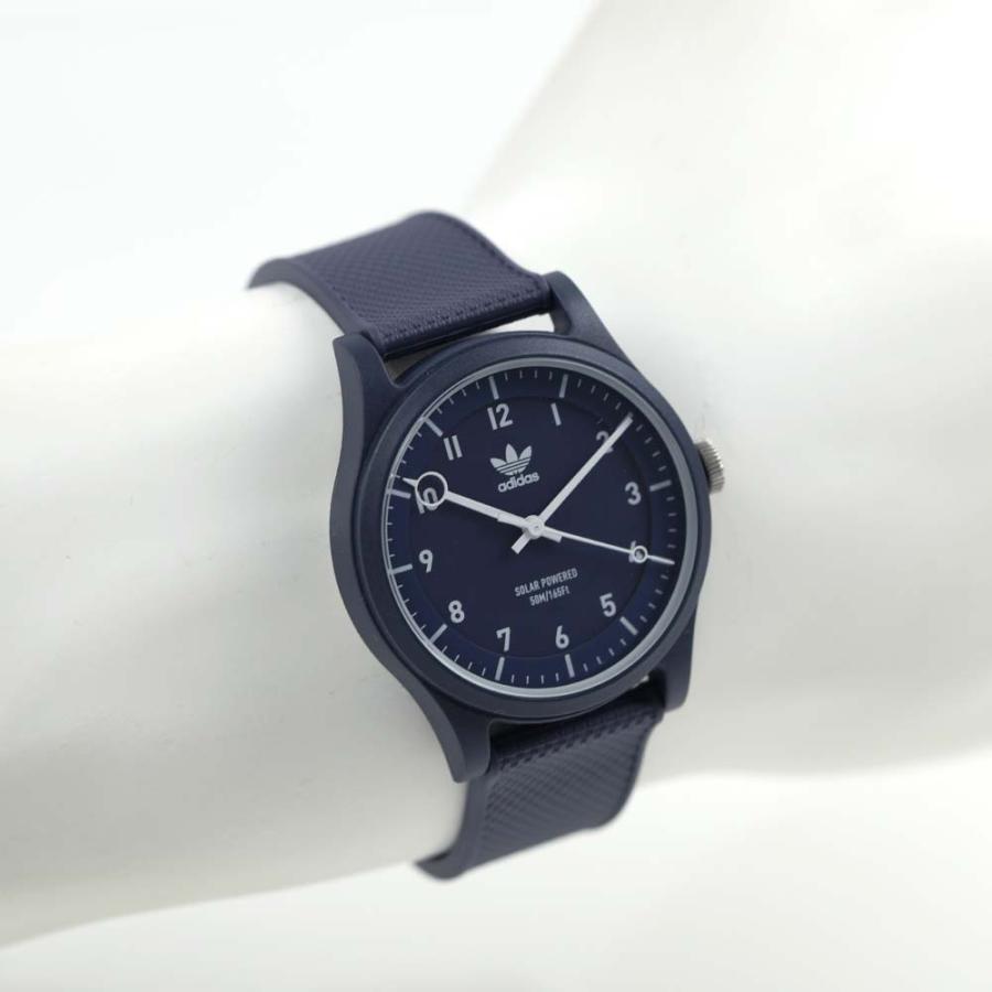 並行輸入品 アディダス 腕時計 ソーラー ユニセックス メンズ レディース ネイビー 軽量 PROJECT ONE Unisex adidas AOST22043の画像
