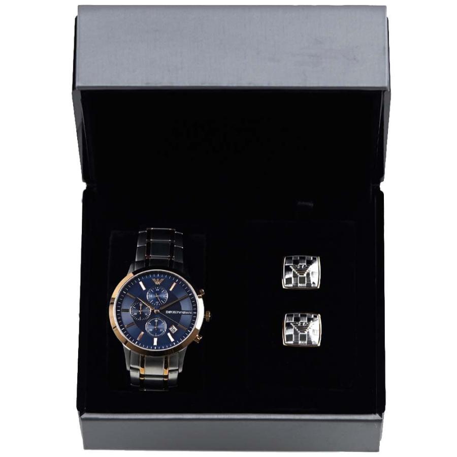 【送料無料】 エンポリオ アルマーニ メンズ クロノ 腕時計 AR-5995 正規輸入品 EMPORIO ARMANI （豪華おまけ有） エンポリオアルマーニ 腕時計 メンズ