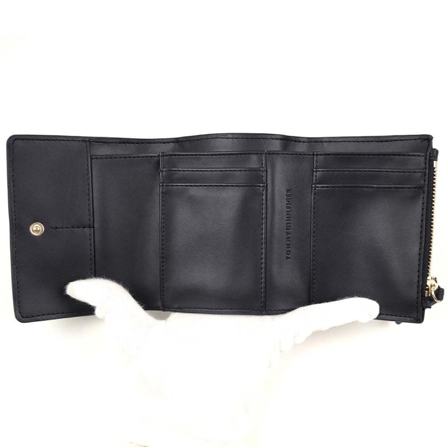 トミーヒルフィガー 三つ折り財布 小銭入れ付 AW0AW14631BDS TOMMY HILFIGER トミーヒルフィガー 財布 三つ折り財布 小銭入れ