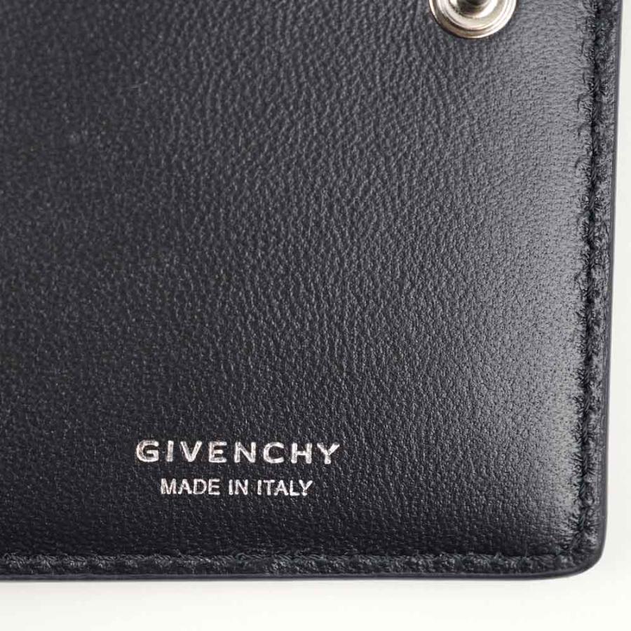 【極美品】GIVENCHY 財布　マネークリップ　ブラック　二つ折り　ミニ財布 極美品】GIVENCHY 財布マネークリップブラック二つ折りミニ財布