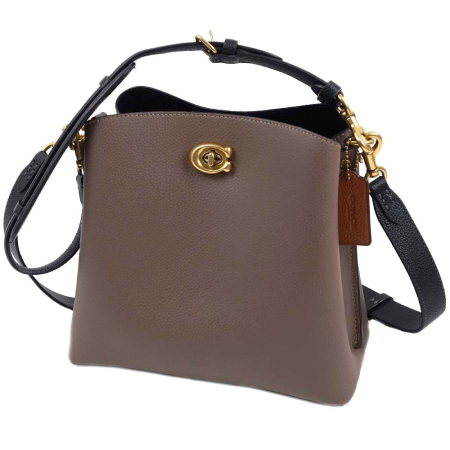 コーチ COACH C3766 B4CBD ウィロウ カラーブロック バケットバッグ 