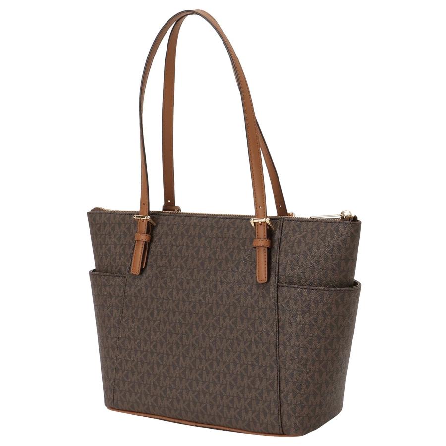 マイケルコース バッグ MICHAEL KORS 30S0GTTT1B 252 BRN/ACORN MKロゴチャーム付 トートバッグ ショルダーバッグ MKシグネチャー ブラウン/アコーン｜39surprise｜02