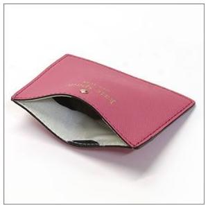 Kate Spade ケイトスペード Cedar Street Card Holder カードケース 名刺入れ サフィアーノレザー ≪2014AW≫ PWRU4027 993 Cabaret Pink｜39surprise｜02