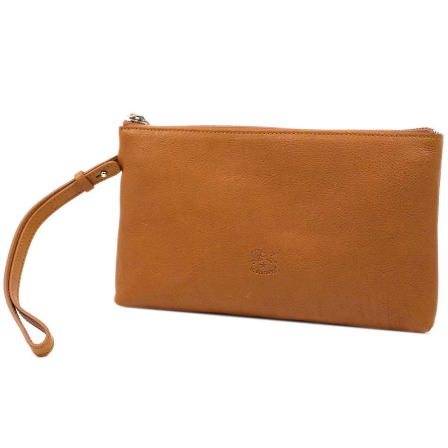 イルビゾンテ クラッチバッグ セカンドバッグ ナチュラル IL BISONTE  