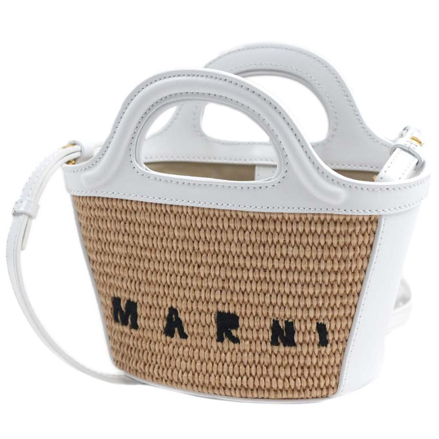 MARNI　マルニかごバッグ　ストーンホワイト マルニ MARNI かごバッグ ショルダーバッグ トロピカリア マイクロ
