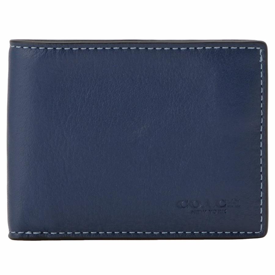 コーチ 財布 Coach メンズ カラーブロック 二つ折り財布 小銭入れ無し ディープブルー プルシアンブルー Colorblock Slim Billfold Wallet C2695 Szl Bwcom アクセサリーギフトのtys 通販 Yahoo ショッピング